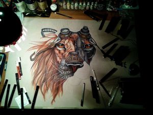 making-of-steampunk-lion